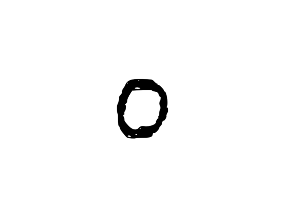 Hand Drawn Chalk Effect Mono O Review