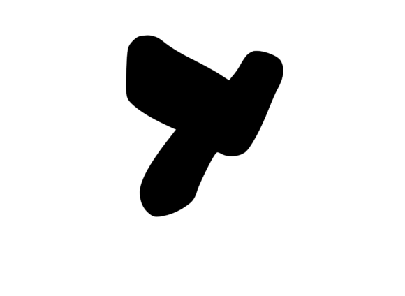 Rough Tough Fat Felt Tip Mono Y